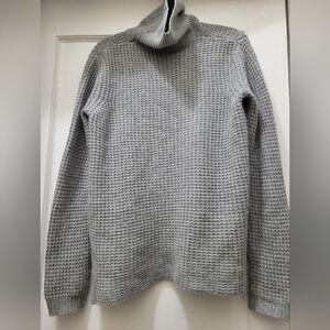Helmut Lang Gray Turtleneck Sweater